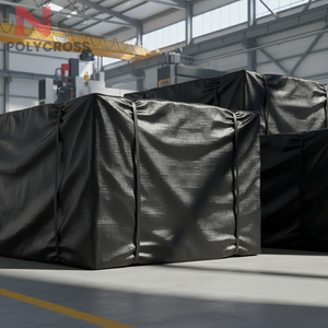 Bâche en ligne légère en PE avec revêtement PVC multicouche, abri extérieur pour camping et randonnée, imperméable et résistant aux UV, 250 g/m² - Product Image 4