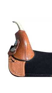 Nueva Silla de Montar para Caballo sin Arzón de Cuero Premium Marrón |   Diseño Innovador para Mayor Comodidad |   Productos para Carreras de Caballos de la India - Product Image 4