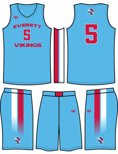 Fast Production Custom Breathable Basketball Jerseys Printed Sublimation No Moq Sportswear Supplier Basketball Kit - Product Image 4