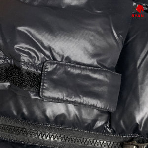 Fabricant de vêtements sur mesure, veste matelassée d'hiver pour homme avec tissu extérieur en nylon - Product Image 3