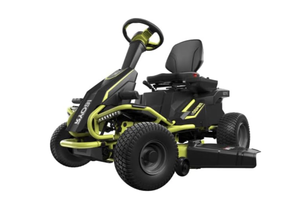 BEST Ryobi 48V Electric Zero-Turn Riding Lawn Mower - 30" Alloy Steel, Black/Green Ready for shipping - Product Image 4