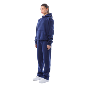 Vente en gros de vêtements de sport pour femmes survêtement pull à capuche haut et pantalon de jogging logo personnalisé marque privée vêtements de sport et de loisirs - Product Image 3