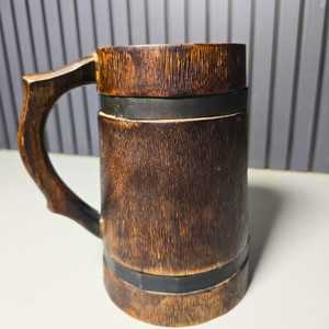 Direct Factory Wholesale Wooden Beer <b>Mugs</b> Shiny Polished Kitchenware Use Indian Handcrafted and Top Quality Natural Wooden <b>mug</b> - Product Image 5