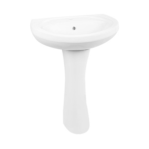 High Quality Premium Modern Ceramic Toilet <b>Set</b> Floor Standing Pedestal <b>Wash</b> Basin - Product Image 1