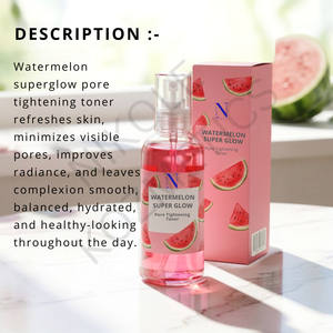Tónico Facial Superglow de Sandía con Ácido Hialurónico, Hidratante, Minimizador de Poros y Potenciador de Luminosidad para una Piel Suave - Product Image 5