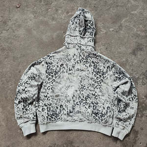 Sudadera con Capucha Personalizada para Hombre, Estilo Oversize, Lavado Ácido, Estampado Gráfico con Pedrería Termoadhesiva, Poliéster/Algodón, Secado Rápido, Alta Calidad, Otoño - Product Image 6