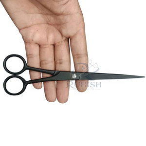 Tijeras de Peluquería Profesionales de Acero Inoxidable, Estilo Moderno, Plegables, Mango Largo, para Diestros, para Salón de Belleza, Estilismo y Recorte Personal - Product Image 6