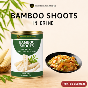 Brotes de Bambú Pelados y Salados en Salmuera Kim Minh International, 560g, Enlatados, Frescos, Firmes, Listos para Comer - Product Image 2