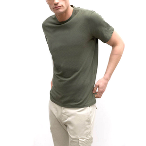 Camiseta Casual para Hombre, de Algodón, Manga Corta, Estilo Urbano, Holgada, de Verano, Suministro al por Mayor de Fábrica, OEM - Product Image 3