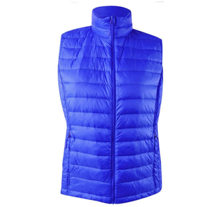Chaleco Informal de Invierno Ultraligero con Cuello Alto, Tejido de Lona Transpirable y Ecológico, Cierre de Cremallera, Relleno Acolchado Cortavientos - Product Image 4