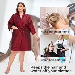 Robes de salon pour clients, capes, smocks, style kimono, polyester écologique - Product Image 4