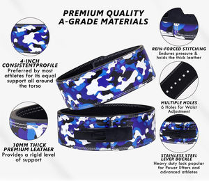 Ceinture de musculation à levier réglable pour hommes et femmes, ceinture de gym robuste avec soutien dorsal, vente en gros OEM - Product Image 4