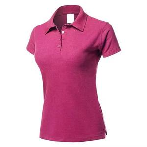 Polo de golf pour femme, coupe ajustée, polyester sublimé respirant, plusieurs couleurs - Product Image 2