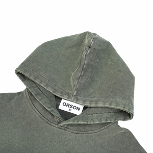 เสื้อฮู้ดดี้ฟลีซโอเวอร์ไซส์สตรีทแวร์สุดหรูสำหรับทุกเพศ |   เสื้อฮู้ดดี้พิมพ์ลายบุผ้าฝ้าย 100% หนานุ่ม ตกแต่งโลโก้ด้วยคริสตัล |   OEM - Product Image 4