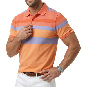 Chemises polo de golf pour hommes, colorées, respirantes, légères, en coton tricoté, sur mesure, vêtements de sport pour hommes - Product Image 6