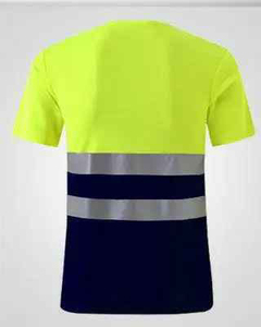 Chemise de sécurité réfléchissante haute visibilité OEM pour les travailleurs de la construction, industriels, routiers et extérieurs, respirante et légère - Product Image 3