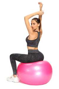 Conjunto de Yoga para Mujer, 2 Piezas, Sin Costuras, Leggings de Cintura Alta, Top Corto con Espalda Cruzada y Cuello Redondo, Spandex, Poliéster, Elástico en 4 Direcciones - Product Image 3