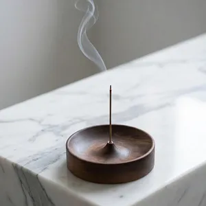 Cendrier en bois naturel élégant à prix abordable pour la collecte des cendres et l'utilisation spirituelle - Product Image 1