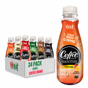 Café infusé à froid 270ml 9.1 floz boisson VINUT 24 canettes par carton peut non OGM sans produits laitiers marque privée OEM ODM prix d'usine - Product Image 1