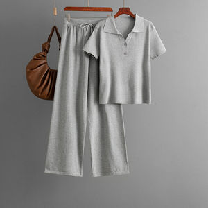 Ensemble 2 pièces pour femme : Pull boutonné et pantalon long – Fabricant de vêtements de marque pour femme - Product Image 6