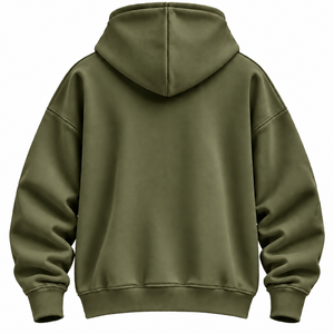 Sweat à capuche pour homme de qualité supérieure, personnalisé, à épaules tombantes, avec poche kangourou, en molleton 100% coton, 450 GSM, impression personnalisée - Product Image 2