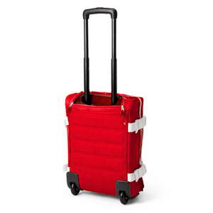 Delta | Sigma | Theta Sorority Cordura Trolley Bag Large Capacity Cabin Size Wheeled Carry-On Durable Rolling Travel <b>Suitcase</b> - Product Image 3