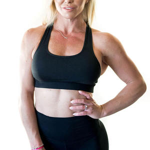 Soutien-gorge de sport sans couture vert menthe, maintien moyen, haut de sport pour yoga et entraînement - Product Image 3