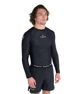 Hombres Rash Guard Spandex Mma Rash Guard Compresión de manga larga Bjj Rashguard para hombres Sublimado Impreso Rash Guard - Product Image 3