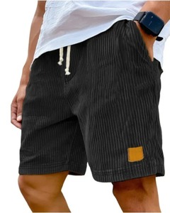 Shorts décontractés pour hommes, conception personnalisée OEM, polyester/nylon/spandex, cordon de serrage, mi-longueur, tricoté, respirant, séchage rapide, écologique - Product Image 1