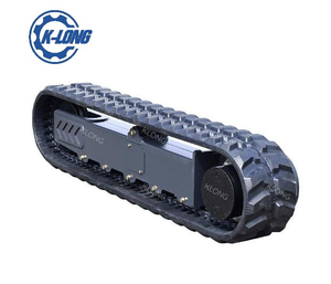 ชุดตีนตะขาบยางรูปสามเหลี่ยมคุณภาพสูง 3-5 ตัน สำหรับรถตักล้อยางขนาดเล็ก, แท่นขุดเจาะขนาดเล็ก, แชสซี - Product Image 3