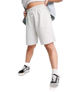 Classic Oversize Gym Wear <b>Sweat</b> <b>Shorts</b> Cotton Anti-pilling Durable Fabric Casual <b>Women</b> <b>Shorts</b> - Product Image 3