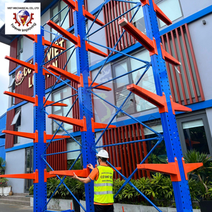 Cantilever Racking System with Adjustable Arms Open Front Design for Long and Bulky Material Storage - Product Image 1