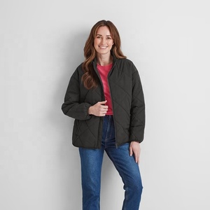 Chaqueta acolchada para mujer con cremallera, abrigo de invierno acolchado, transpirable, cortavientos, informal, tipo burbuja. - Product Image 5