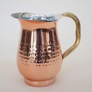 Mug en cuivre artisanal de luxe pour cocktails Moscow Mule, finition martelée, pour eau, bière, usage en cuisine et bar - Product Image 2