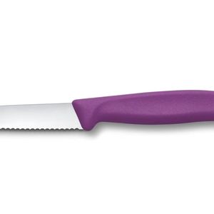 Couteaux à steak et à pizza, lame dentelée, manche antidérapant, couverts polyvalents pour la table, la viande, la pizza, la cuisine à domicile - Product Image 2