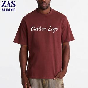 T-shirts en coton biologique épais 100 % pour hommes, à manches courtes, unis, promotionnels et abordables - Product Image 1
