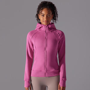 Pull molletonné personnalisé à col roulé épais pour femme, avec fermeture éclair, chaud, pour l'automne et l'hiver - Product Image 6