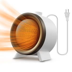 Calentador Eléctrico de Cerámica de 1000W, Ventilador con 3 Modos, Calentamiento Rápido en 3 Segundos, con Protección Contra Sobrecalentamiento, Calentador de Espacio para Uso Doméstico - Product Image 1