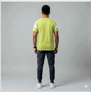 Camiseta Deportiva de Cuello Redondo para Hombre con Logotipo Personalizado, Transpirable, Ajustada, Color Granate, Cuello Redondo, Camisetas de Algodón - Product Image 5