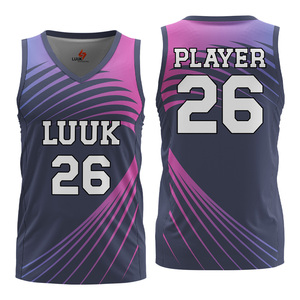 Factory Direct Sublimated V Neck Sleeveless Basketball Jersey Custom <b>Athletic</b> Sports Uniform Bulk Wholesale OEM - Product Image 1