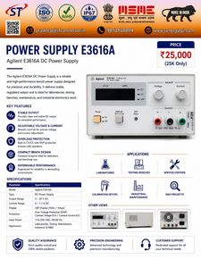 Agilent E3616A DC Power Supply 0-35V 0-1.7A Adjustable <b>Bench</b> PSU with Ethernet LED Display CV CC OVP for Lab Testing - Product Image 1