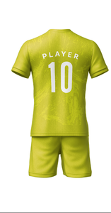 Uniforme de Fútbol Personalizado para Hombre, Conjunto de Fútbol Premium, Corte Regular, Cuello Redondo, Diseño Geométrico Sólido, 100% Poliéster, Impermeable, de Secado Rápido - Product Image 3