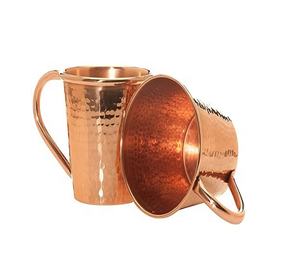 แก้วมอสโกโลหะทองแดงทำจากโลหะทองแดงหรูหราทันสมัยแก้วมอสโกโลหะทองแดงสำหรับตกแต่งบ้านห้องครัว - Product Image 1