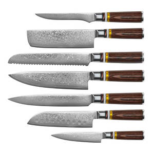 Juego de cuchillos de chef, herramientas completas de cocina para uso doméstico, para chefs profesionales y trabajo culinario. - Product Image 1