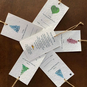 Export Quality Biodegradable Plantable Tags with for Wedding and Events Tags for Gift Wrapping and Branding Packaging Solutions - Product Image 1