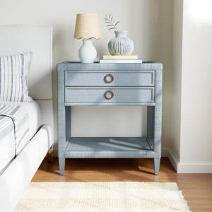 Mesita de Noche de Mimbre DreamCraft con 2 Cajones de Vietnam - Product Image 2