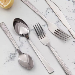 Juegos de cubiertos de acero inoxidable de calidad garantizada, personalizados y populares para bodas, restaurantes, hoteles y uso doméstico. - Product Image 4
