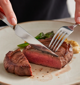 Ensemble de couverts en acier inoxydable miroir de qualité supérieure, idéal pour les restaurants, les hôtels, les ustensiles de cuisine et la vaisselle. - Product Image 3