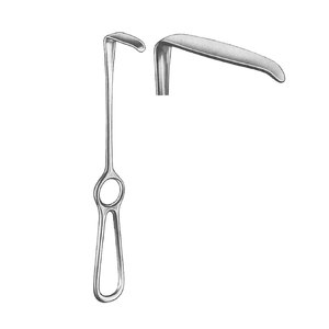 Hospital Use Langenbeck Retractor 22cm 41x11mm Stainless Steel Surgical Instrument Reusable Retraction <b>Tool</b> - Product Image 1