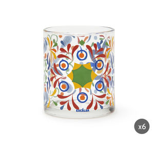 Juego de 6 vasos Excelsa Puebla de 25 cl, multicolor, decorativos para fiestas y decoración de mesa. - Product Image 4